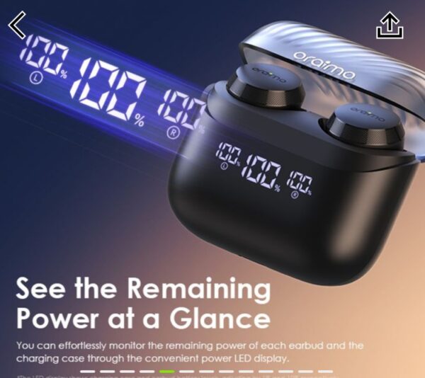 Oraimo AirBuds 4 ENC True Wireless Earbuds - Image 4