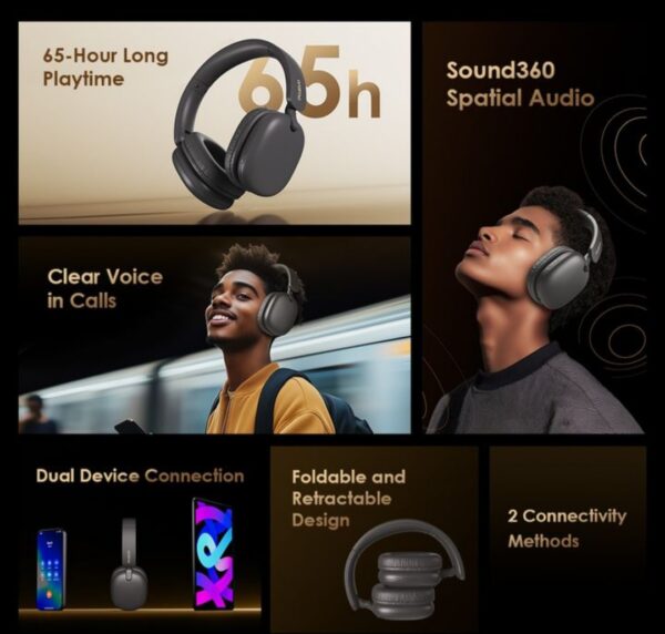 Oraimo BoomPop Lite ENC Wireless Headphones - Image 3