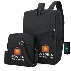 3 Backpack Set with Crossbody Bag