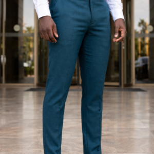 Men’s Beltless Tailored Formal Trousers
