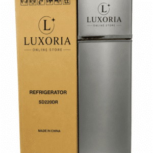 Luxoria SD220DR Double Door Refrigerator Silver Finish